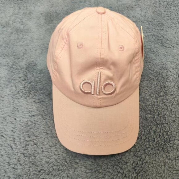 ☕️ALO DISTRICT TRUCKER HAT pink hat☕️ - Picture 1 of 4